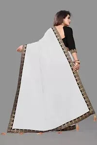 Stylish Fancy Designer Georgette Saree With Blouse Piece For Women-thumb1