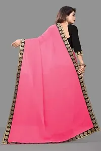 Stylish Fancy Designer Georgette Saree With Blouse Piece For Women-thumb1