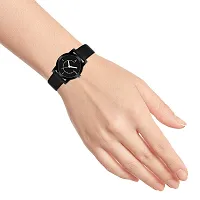 Culture of India Black Professional Look Analog Watch for Women LR253-thumb3