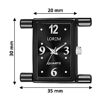 Culture of India Black Trending Square Braclet Analog Watch for Women LR292-thumb2