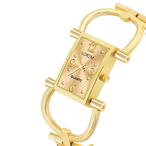 Culture of India Trending Square Braclet Analog Watch for Women LR294