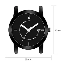 Culture of India Black Professional Look Analog Watch for Women LR253-thumb2