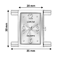 Culture of India Silver Trending Square Braclet Analog Watch for Women LR297-thumb2