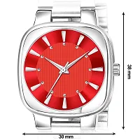 Culture of India Red Professional Analog Watch for Women LR304-thumb3