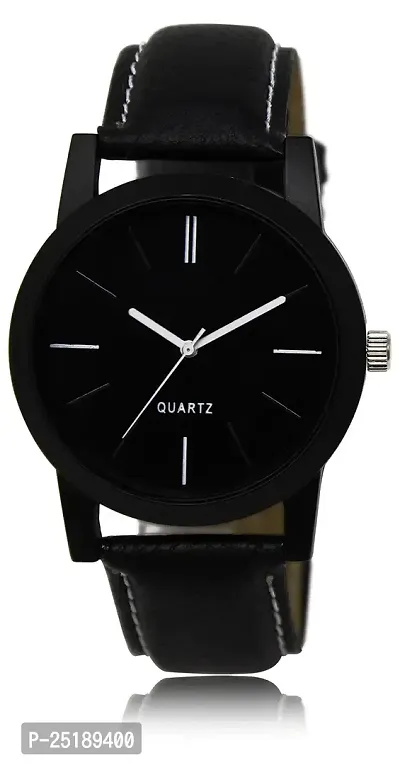 Culture Of India Black Mate Finish Analog Watch for Men LR05