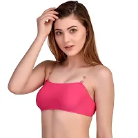 Trendy Chinki Strapless Stretchable Slip on Beginners Fancy Bra For Girls and Women Pack of 2-thumb2