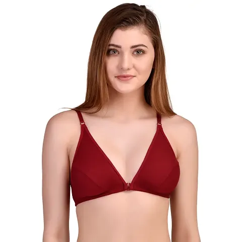 Elegant Blend Non Padded Seamless Bras For Women