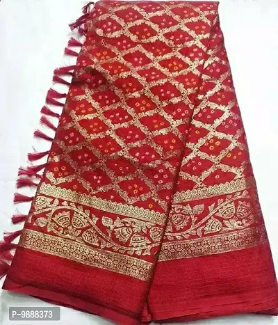 saree foil printed kota doriya cotton silk with blouse peace-thumb0