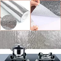 Luxansa Self-Adhesive, Waterproof and Heat Resistant Back Splash Aluminum Foil Sticker (61 x 200 cm)-thumb3