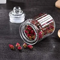 Luxansa Pack of 2 Pop Jar With Glass Air Tight Lid Pickle Spice Food Storage Containers Transparent Storage Glass Jar For Kitchen - 350 ML-thumb3