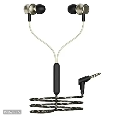 SHOPSBEST Earphones BT 870 for Sam-Sung Galaxy Quantum 2 Earphone Original Like Wired Stereo Deep Bass Head Hands-Free Headset C Earbud Calling inbuilt with Mic,Hands-Free Call/Music (870,CQ1,BLK)-thumb0