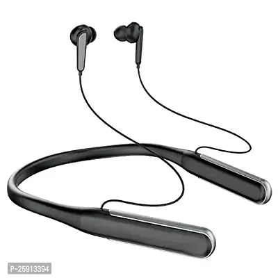 Wireless BT 335 for Motorola Moto G200 5G Original Sports Bluetooth Wireless Earphone with Deep Bass and Neckband Hands-Free Calling inbuilt with Mic,Hands-Free Call/Music (335W,CQ1,BLK) FT 27-thumb0