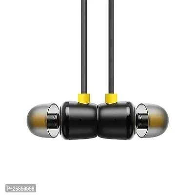 SHOPSBEST Earphones for TCL 40 X Earphone Original Like Wired Stereo Deep Bass Head Hands-Free Headset Earbud with Built in-line Mic Call Answer/End Button (ST6, R-20, Black)