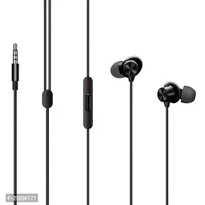 SHOPSBEST Earphones BT OPE for Ulefone Armor X12 Earphone Original Like Wired Stereo Deep Bass Head Hands-Free Headset D Earbud Calling inbuilt with Mic,Hands-Free Call/Music (OPE,CQ1,BLK)-thumb5