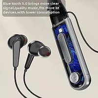 Wireless BT 335 for Huawei Mate 30 Pro 5G Original Sports Bluetooth Wireless Earphone with Deep Bass and Neckband Hands-Free Calling inbuilt with Mic,Hands-Free Call/Music (335W,CQ1,BLK)-thumb1