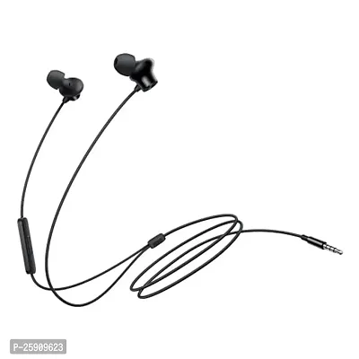 Earphones BT OPE for vivo iQOO Z6 44W Earphone Original Like Wired Stereo Deep Bass Head Hands-Free Headset v Earbud Calling inbuilt with Mic,Hands-Free Call/Music (OPE,CQ1,BLK)-thumb0