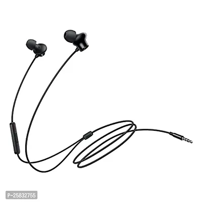 Earphones for Sam-Sung Galaxy View2 Earphone Original Like Wired Stereo Deep Bass Head Hands-free Headset Earbud With Built in-line Mic, With Premium Quality Good Sound Stereo Call Answer/End Button, Music 3.5mm Aux Audio Jack (ST3, BT-ONE 2, Black)-thumb4