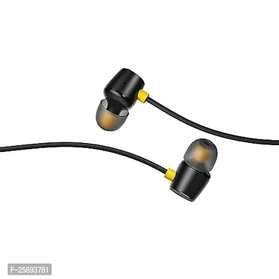 SHOPSBEST Earphones for Micromax in Note 2 Earphone Original Like Wired Stereo Deep Bass Head Hands-Free Headset Earbud with Built in-line Mic Call Answer/End Button (R20, Black)-thumb4