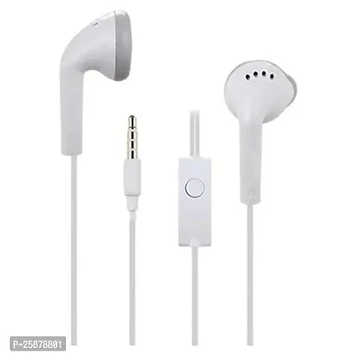 SHOPSBEST Earphones for TCL Tab 10L Earphone Original Like Wired Stereo Deep Bass Head Hands-Free Headset Earbud with Built in-line Mic Call Answer/End Button (YS,WHT)-thumb2