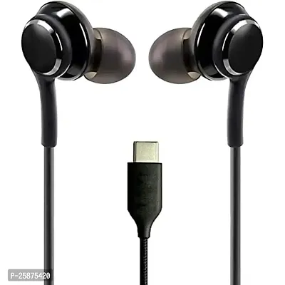 Wired BT-335 for Tecno Camon 16 Pro/Tecno Camon 16Pro Earphone Original Like Wired Stereo Deep Bass Head Hands-Free Headset Earbud with Built in-line Mic Call Answer/End Button (KC, Black)