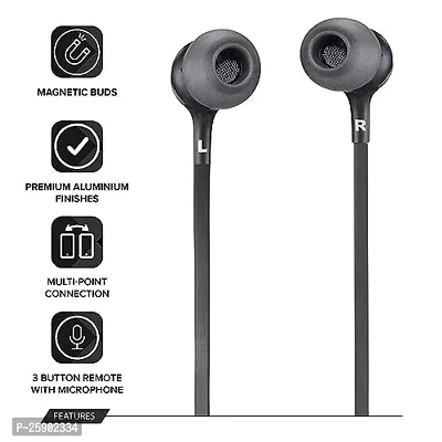 SHOPSBEST Wireless BT 346 for Infinix Note 12 5G Original Bluetooth CV Wireless Earphone with Deep Bass and Neckband Hands-Free Calling inbuilt with Mic,Hands-Free Call/Music (346W,CQ12BLK)-thumb3