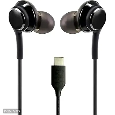 Earphones for Xiaomi Redmi 8A Earphone Original Like Wired Stereo Deep Bass Head Hands-Free Headset Earbud with Built in-line Mic Call Answer/End Button (KC, Black)-thumb0