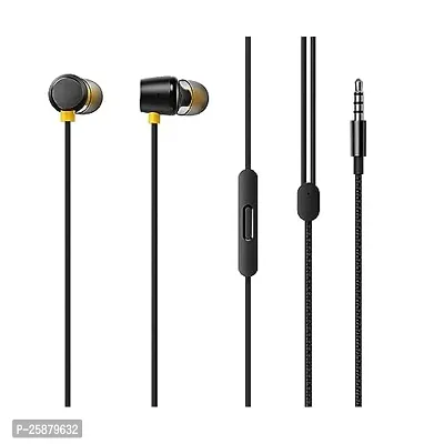 SHOPSBEST Earphones for Sam-Sung Galaxy Tab Active4 Pro Earphone Original Like Wired Stereo Deep Bass Head Hands-Free Headset Earbud with Built in-line Mic Call Answer/End Button (R20, Black)-thumb5