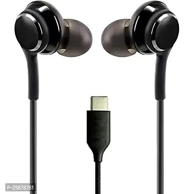 SHOPSBEST Earphones for Mahindra S204 Earphone Original Like Wired Stereo Deep Bass Head Hands-Free Headset Earbud with Built in-line Mic Call Answer/End Button (KC, Black)-thumb0