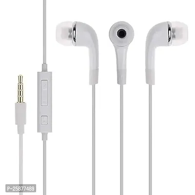 SHOPSBEST Earphones for TCL 406 Earphone Original Like Wired Stereo Deep Bass Head Hands-Free Headset Earbud with Built in-line Mic Call Answer/End Button (YR,WHT)-thumb3