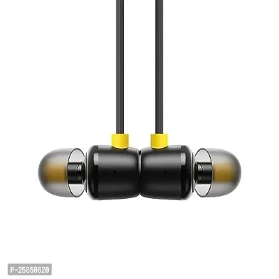 Earphones for vivo Y52 5G Earphone Original Like Wired Stereo Deep Bass Head Hands-free Headset Earbud With Built in-line Mic, With Premium Quality Good Sound Stereo Call Answer/End Button, Music 3.5mm Aux Audio Jack (ST6, BT-R20, Black)