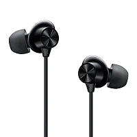 Earphones D for Realme Q2,Realme Q2i,Realme 7 (Global),Realme Narzo 20 Pro,Realme Narzo 20,Realme C17,Realme 7i,ONE-Plus Nord N10 5G (ST2, BT-ON, Black)-thumb1