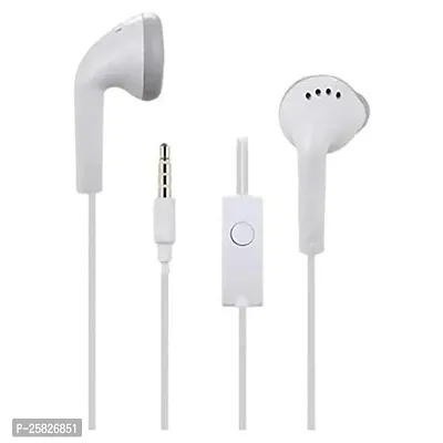 Earphones for Xiaomi 12S Earphone Original Like Wired Stereo Deep Bass Head Hands-free Headset Earbud With Built in-line Mic, With Premium Quality Good Sound Stereo Call Answer/End Button, Music 3.5mm Aux Audio Jack (ST11, YS, White)-thumb2