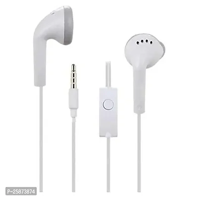 Wired BT S for Honor X20 Earphone Original Like Wired Stereo Deep Bass Head Hands-Free Headset Earbud with Built in-line Mic Call Answer/End Button (YS,WHT)-thumb2