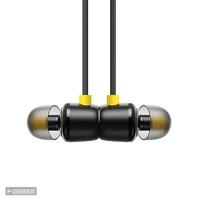 Earphones for vivo Y77e / vivo Y77 e Earphone Original Like Wired Stereo Deep Bass Head Hands-free Headset Earbud With Built in-line Mic, With Premium Quality Good Sound Stereo Call Answer/End Button, Music 3.5mm Aux Audio Jack (ST6, BT-R20, Black)-thumb0