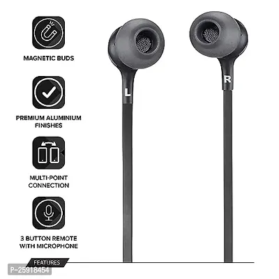 SHOPSBEST Wireless BT 346 for ONE-Plus 8 Pro/One Plus 8 Plus/Eight Original Sports Bluetooth Wireless Earphone with Deep Bass and Neckband Mic,Hands-Free Call/Music (346W,CQ12BLK)-thumb3