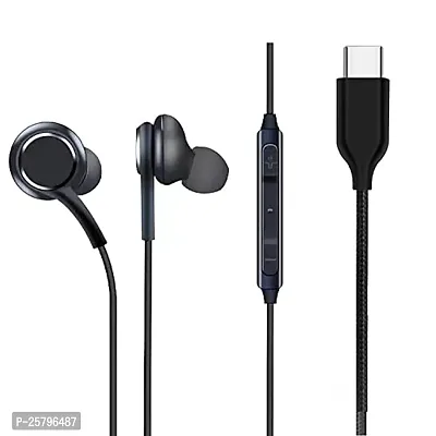 Earphones for Tecno Camon 16 Pro Earphone Original Like Wired Stereo Deep Bass Head Hands-free Headset Earbud With Built in-line Mic, With Premium Quality Good Sound Stereo Call Answer/End Button, Music 3.5mm Aux Audio Jack (ST1, BT-A-KG, Black)-thumb3