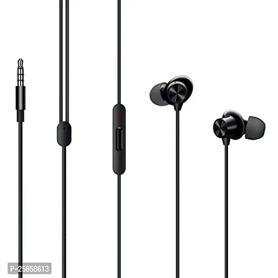 Earphones for Honor Play5 Youth Earphone Original Like Wired Stereo Deep Bass Head Hands-free Headset Earbud With Built in-line Mic, With Premium Quality Good Sound Stereo Call Answer/End Button, Music 3.5mm Aux Audio Jack (ST3, BT-ONE 2, Black)