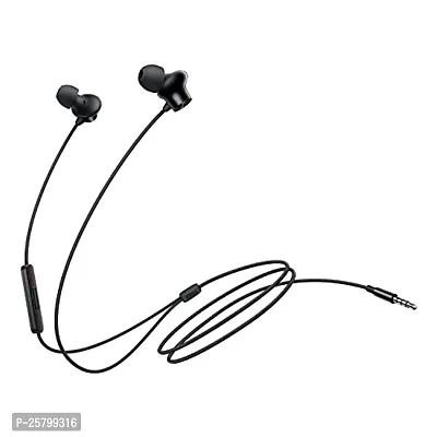 Earphones for Sam-Sung Galaxy Note 11 / Note11 Earphone Original Like Wired Stereo Deep Bass Head Hands-free Headset Earbud With Built in-line Mic, With Premium Quality Good Sound Stereo Call Answer/End Button, Music 3.5mm Aux Audio Jack (ST3, BT-ONE 2, Black)-thumb4
