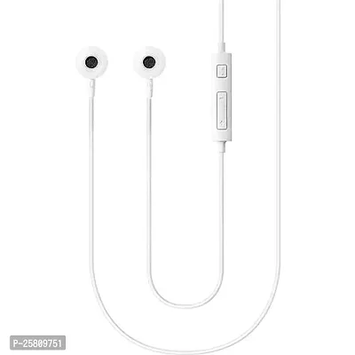 Earphones for Motorola One (P30 Play) Earphone Original Like Wired Stereo Deep Bass Head Hands-free Headset Earbud With Built in-line Mic, With Premium Quality Good Sound Stereo Call Answer/End Button, Music 3.5mm Aux Audio Jack (ST9, BT-YR, White)-thumb5