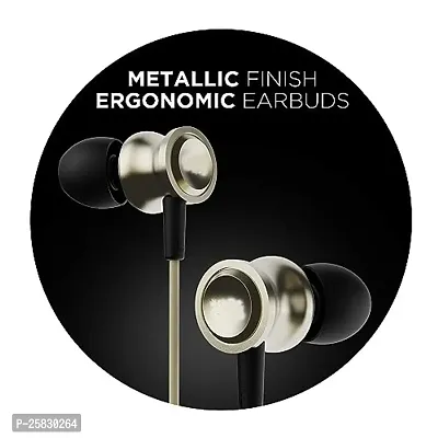 Earphones for Motorola Edge 20 Lite Earphone Original Like Wired Stereo Deep Bass Head Hands-free Headset Earbud With Built in-line Mic, With Premium Quality Good Sound Stereo Call Answer/End Button, Music 3.5mm Aux Audio Jack (ST4, R-870, Black)-thumb4