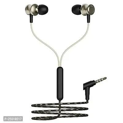 Earphones BT 870 for Realme Narzo 60 Earphone Original Like Wired Stereo Deep Bass Head Hands-Free Headset D Earbud Calling inbuilt with Mic,Hands-Free Call/Music (870,CQ1,BLK)