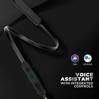 ShopsYes Wireless Earphones Headphones for Micromax A28 Bolt Original Sports Bluetooth Wireless Earphone with Deep Bass and Neckband Hands-Free Calling inbuilt Mic Headphones with Long Battery Life and Flexible Headset (BT-251, Black)-thumb4