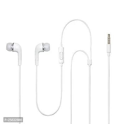 Earphones for ONE-PLUS Nord CE 5G Earphone Original Like Wired Stereo Deep Bass Head Hands-free Headset Earbud With Built in-line Mic, With Premium Quality Good Sound Stereo Call Answer/End Button, Music 3.5mm Aux Audio Jack (ST9, BT-YR, White)-thumb4