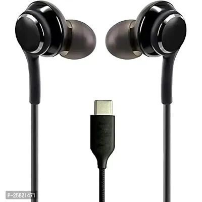 Earphones for Xiaomi Poco X3 Pro Earphone Original Like Wired Stereo Deep Bass Head Hands-free Headset Earbud With Built in-line Mic, With Premium Quality Good Sound Stereo Call Answer/End Button, Music 3.5mm Aux Audio Jack (ST1, BT-A-KG, Black)-thumb0