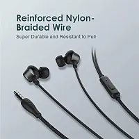 Earphones for Xiaomi Mi Max 2 Earphone Original Like Wired Stereo Deep Bass Head Hands-free Headset Earbud With Built in-line Mic, With Premium Quality Good Sound Call Answer/End Button, Music 3.5mm Aux Audio Jack ( (AP-832, Black)-thumb2