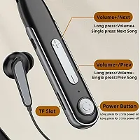 SHOPSBEST Wireless D Bluetooth Headphones Earphones for Elephone A5, Elephone P9000, Elephone U, Essential Phone 2, Essential Phone PH-1 (RKZ, S-335,Black)-thumb2
