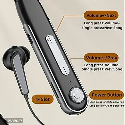 SHOPSBEST Wireless D Bluetooth Headphones Earphones for Elephone A5, Elephone P9000, Elephone U, Essential Phone 2, Essential Phone PH-1 (RKZ, S-335,Black)-thumb3