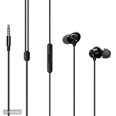 SHOPSBEST Earphones BT S OPE for ONE-Plus Nord CE 5G Earphone Original Like Wired Stereo Deep Bass Head Hands-Free Headset Earbud Calling inbuilt with Mic,Hands-Free Call/Music (OPE,CQ1,BLK)-thumb5