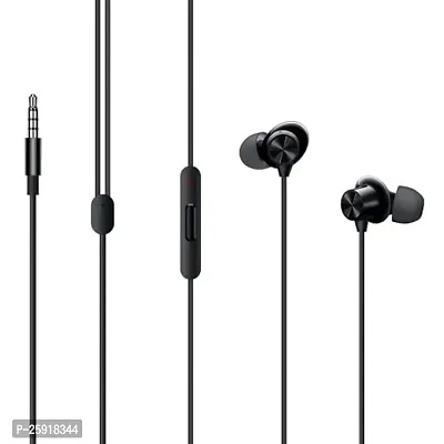 Earphones BT OPE for Tecno Phantom V Fold Earphone Original Like Wired Stereo Deep Bass Head Hands-Free Headset D Earbud Calling inbuilt with Mic,Hands-Free Call/Music (OPE,CQ1,BLK)-thumb5