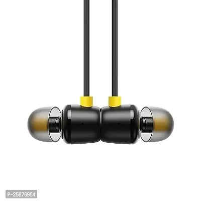 Earphones for Xiaomi Redmi K40 Pro Earphone Original Like Wired Stereo Deep Bass Head Hands-Free Headset Earbud with Built in-line Mic Call Answer/End Button (R20, Black)-thumb0